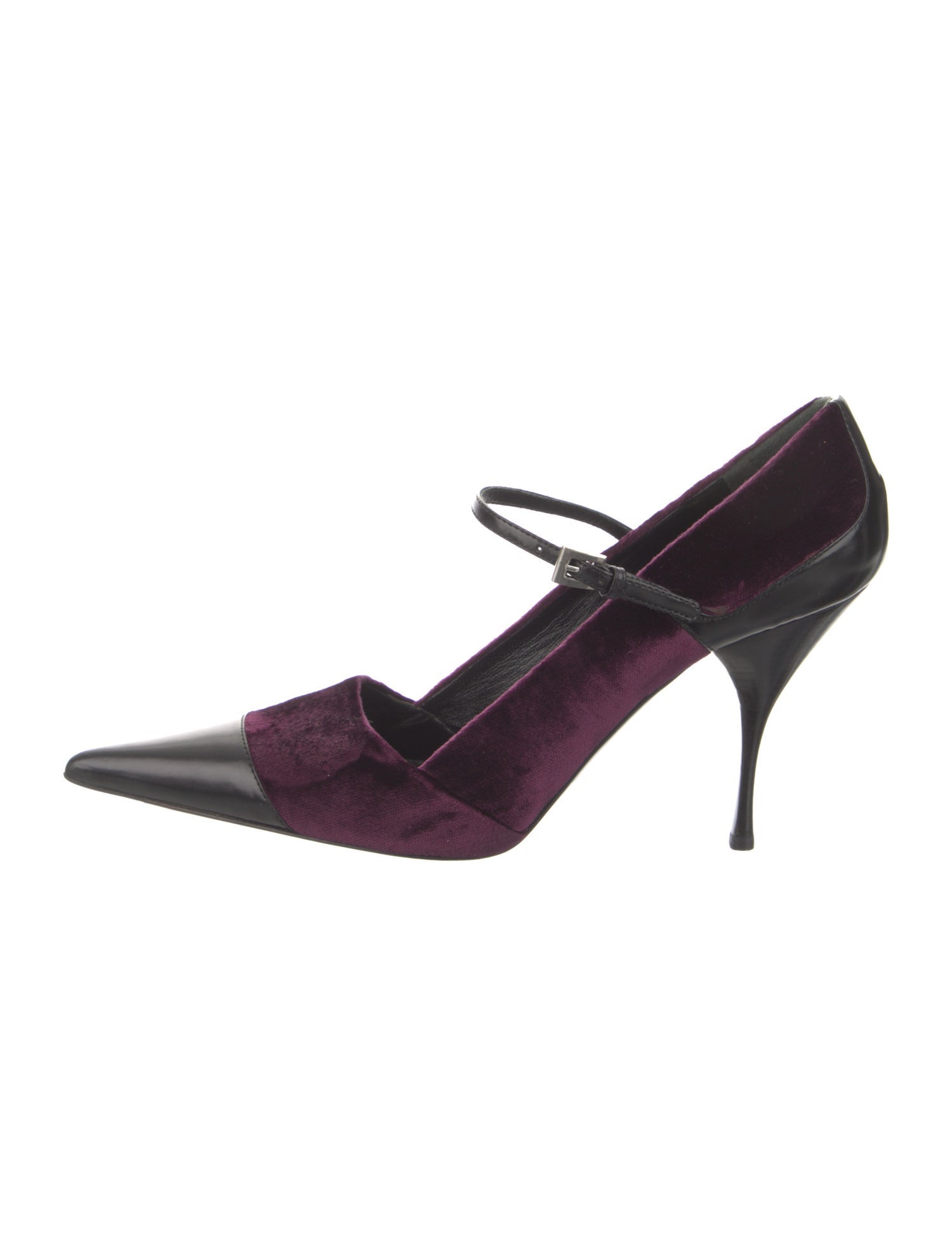 Prada Velvet D'Orsay Pumps