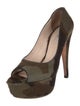 Prada Ponyhair Printed Pumps