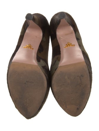 Prada Ponyhair Printed Pumps