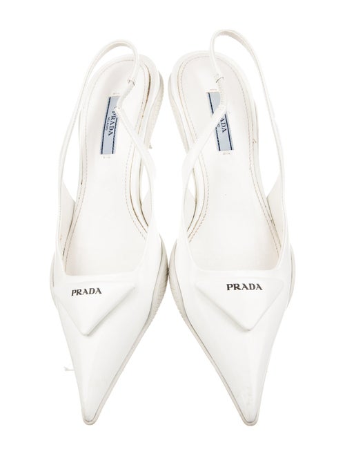 Prada Leather Slingback Pumps