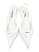 Prada Leather Slingback Pumps