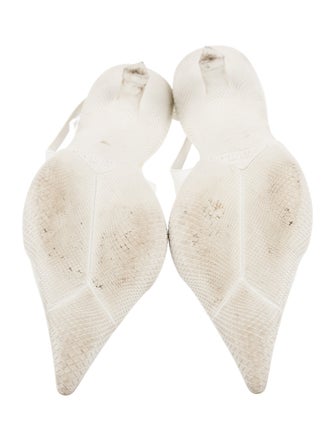 Prada Leather Slingback Pumps