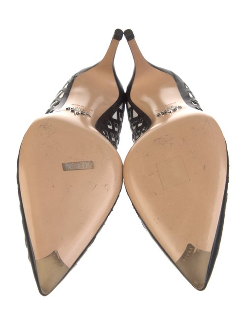 Prada Leather Patterned Pumps