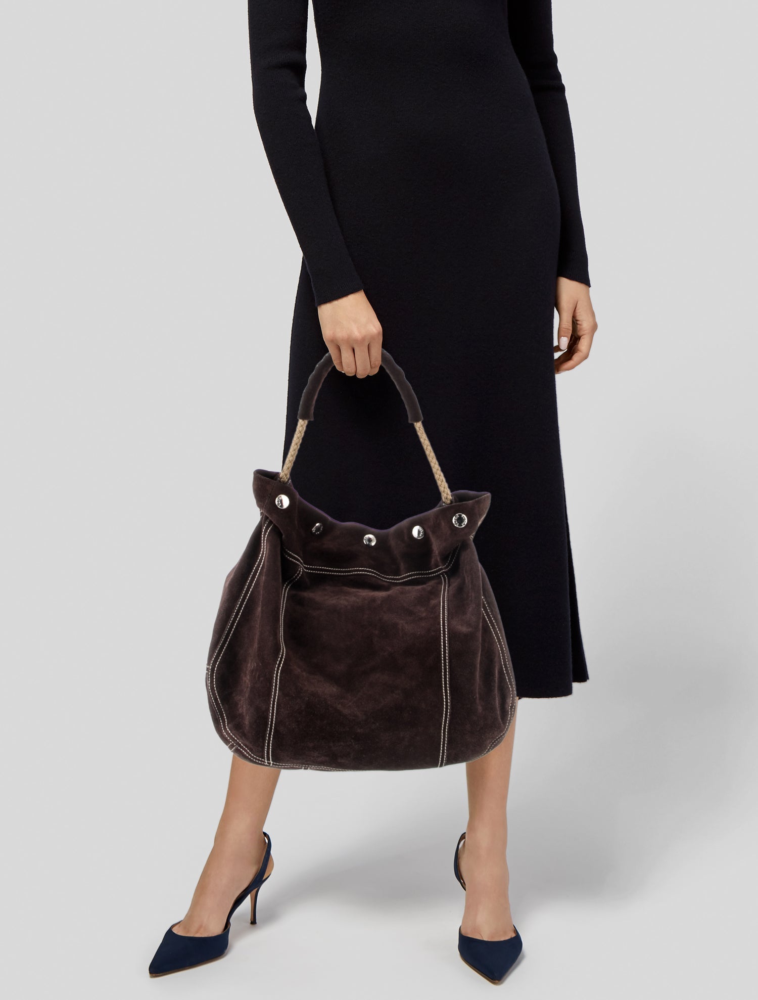 Prada Suede Bucket Bag