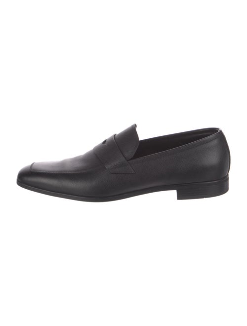 Prada Saffiano Leather Dress Loafers