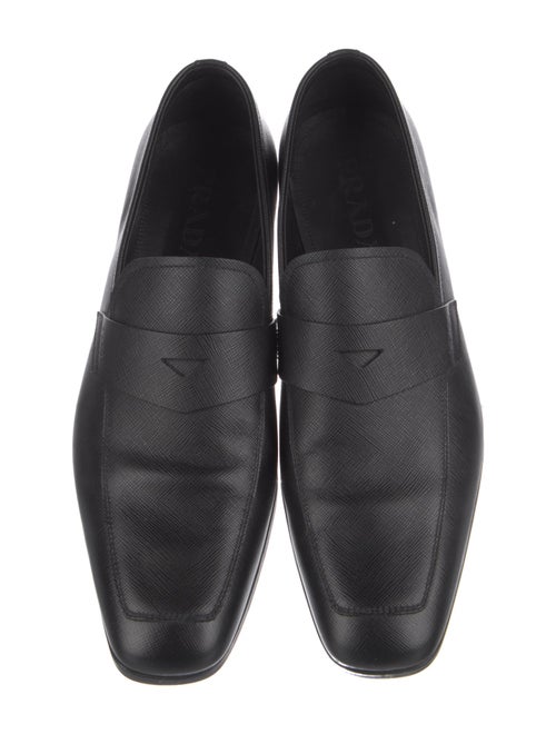 Prada Saffiano Leather Dress Loafers