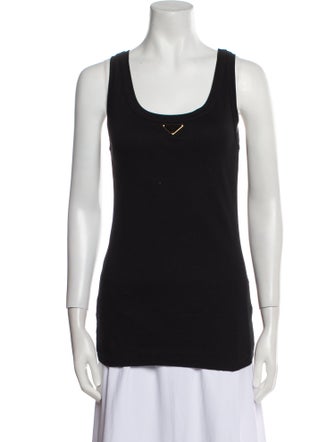 Prada 2023 Scoop Neck Top