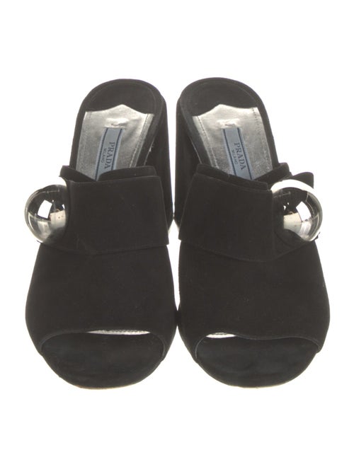 Prada Suede Slides