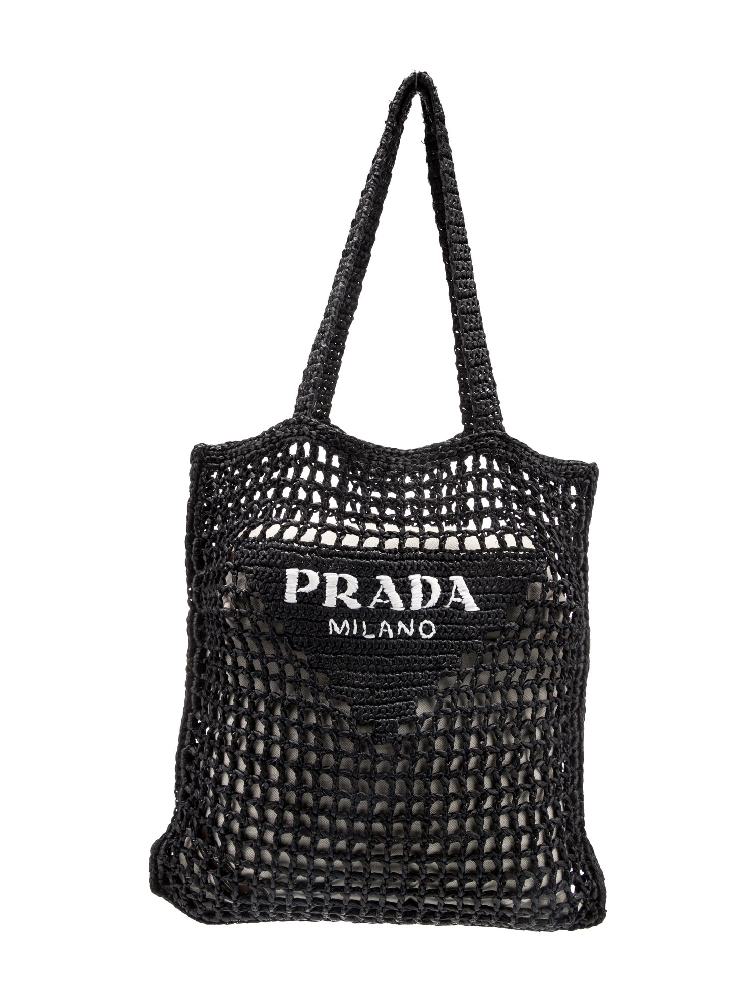Prada Raffia Grass Tote