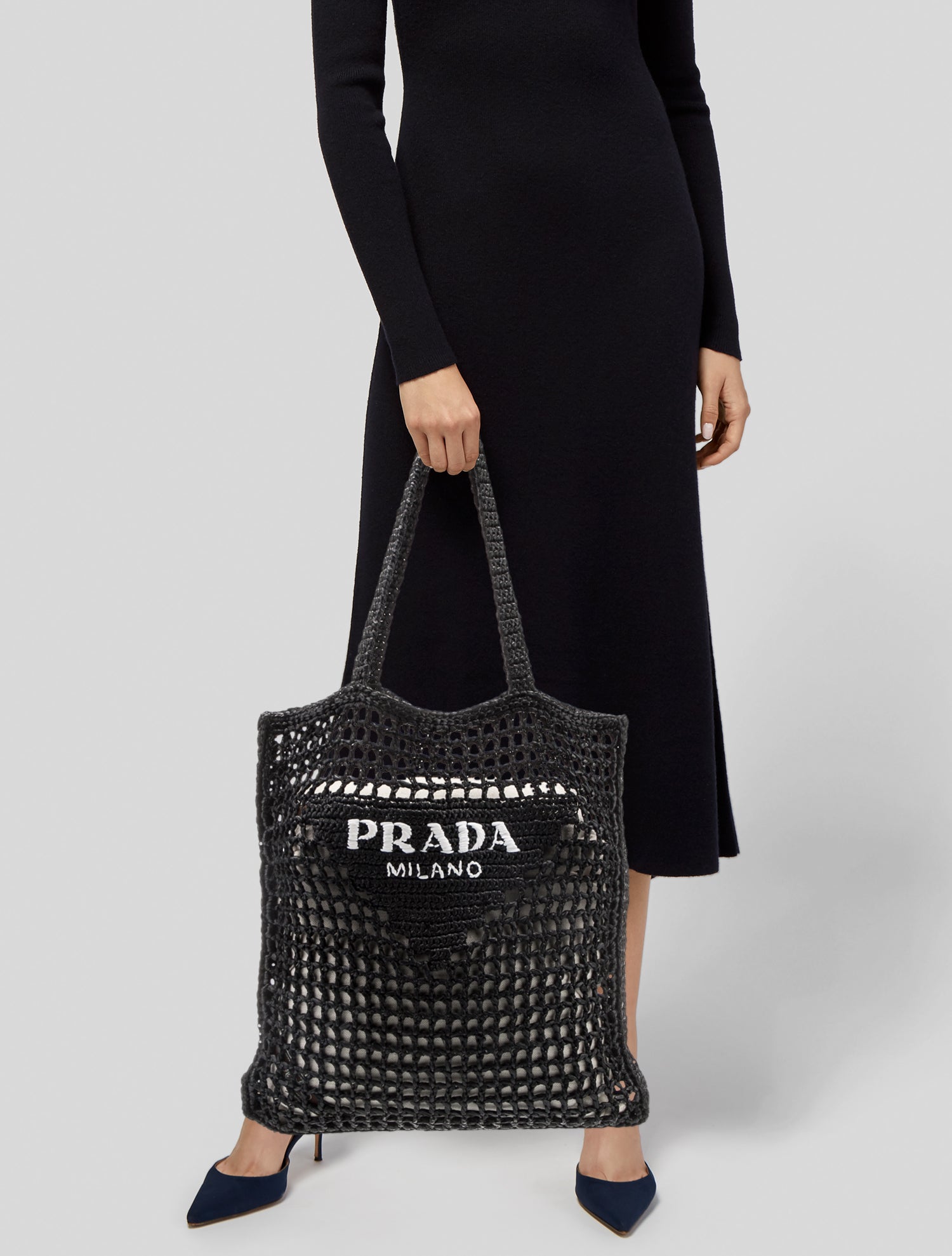 Prada Raffia Grass Tote