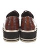 Prada Leather Lasercut Accents Oxfords