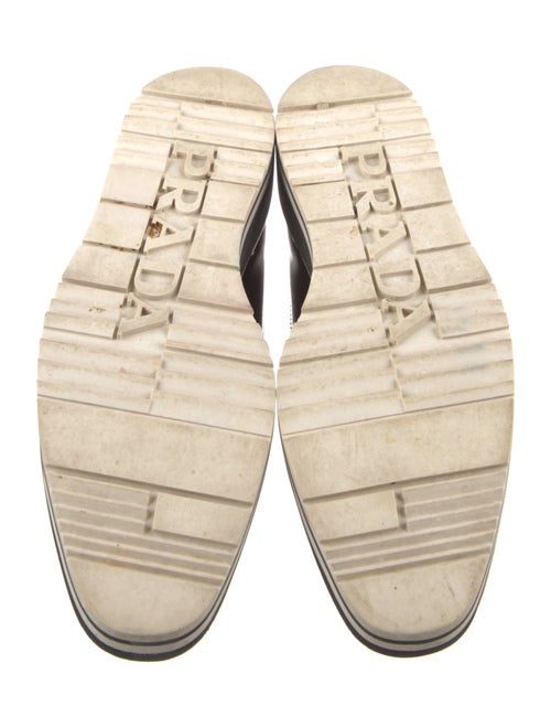 Prada Leather Lasercut Accents Oxfords