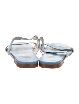 Prada Suede Scalloped Accent Slides