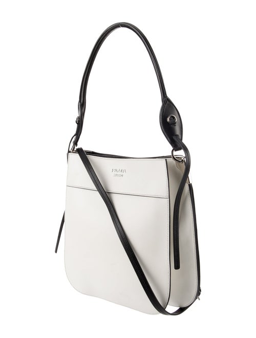 Prada City Calf Leather Margit Hobo