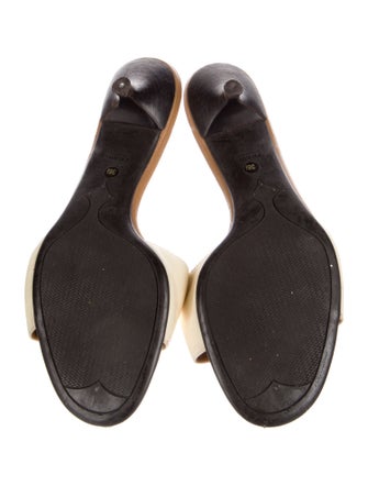 Prada Nylon Graphic Print Slides