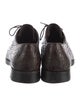 Prada Crocodile Derby Shoes