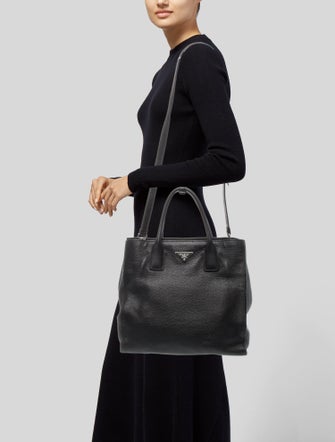 Prada Vitello Daino Leather Shopping