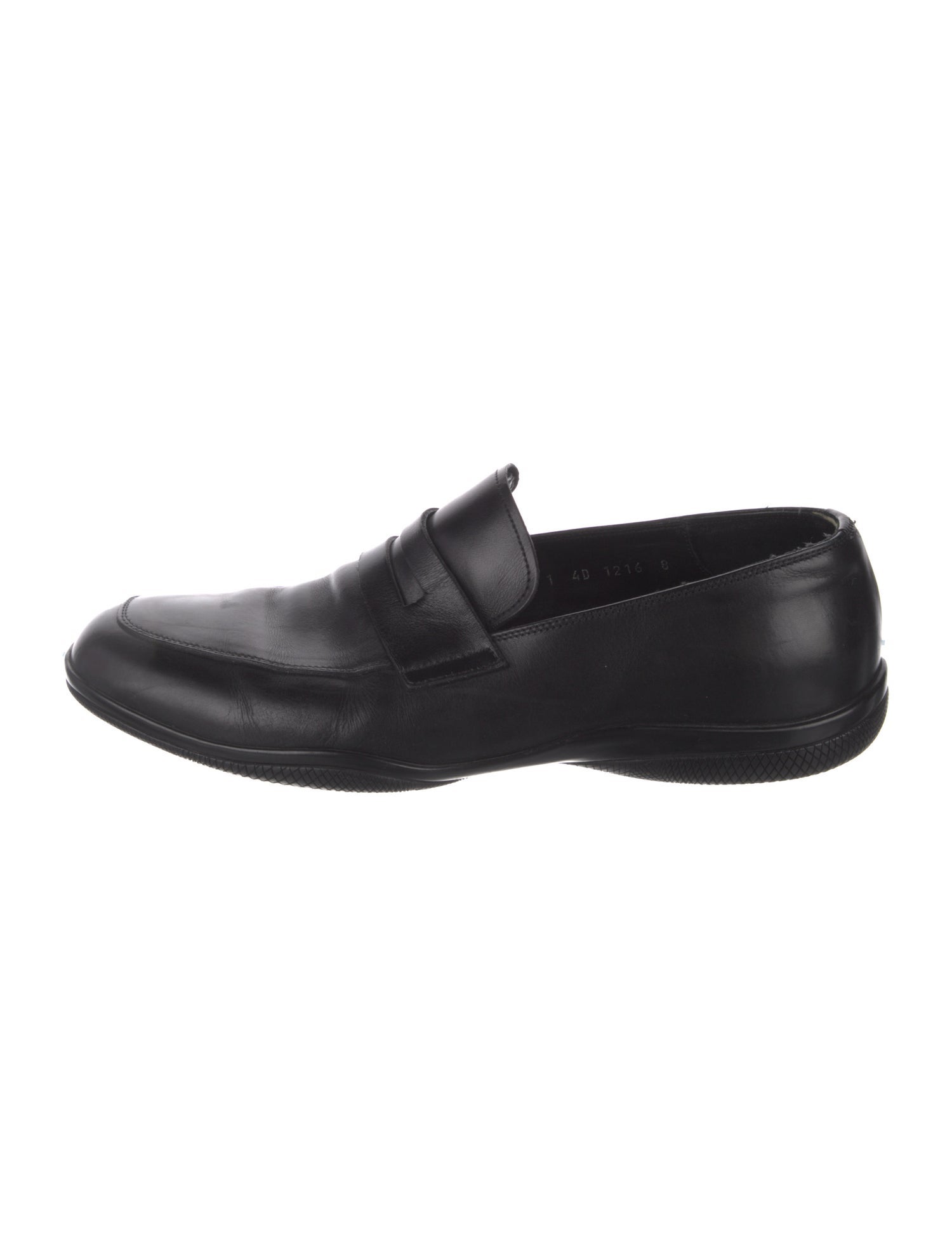 Prada Leather Dress Loafers