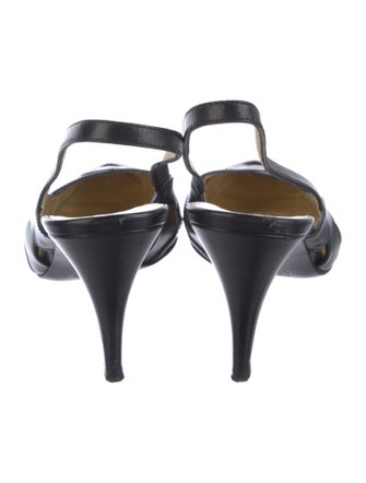 Prada Leather Slingback Pumps