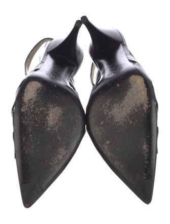 Prada Leather Slingback Pumps