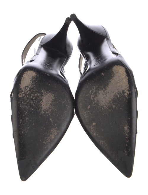 Prada Leather Slingback Pumps