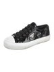 Prada Patent Leather Colorblock Pattern Sneakers