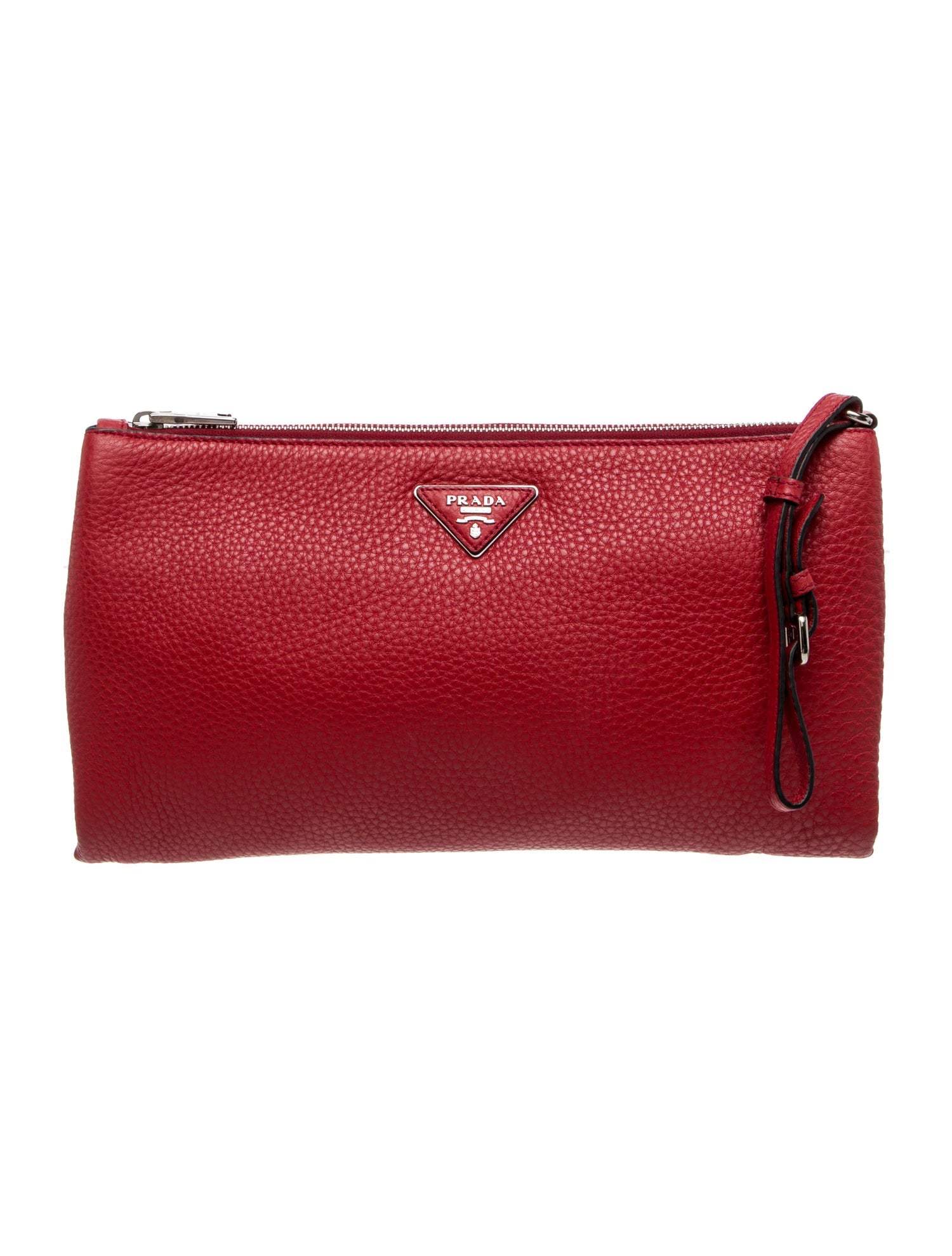 Prada Vitello Daino Leather Clutch