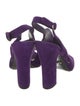 Prada Suede Slingback Sandals