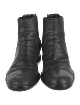 Prada Sport Leather Chelsea Boots