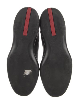 Prada Sport Leather Chelsea Boots