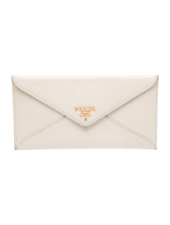 Prada Saffiano Lux Leather Clutch