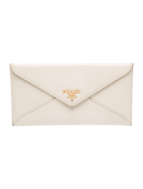 Prada Saffiano Lux Leather Clutch