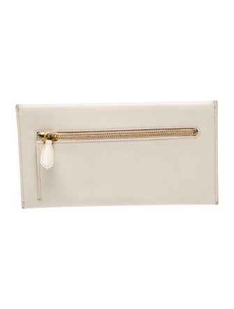 Prada Saffiano Lux Leather Clutch