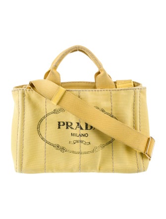 Prada Enameled Metal Triangle Shoulder Bag