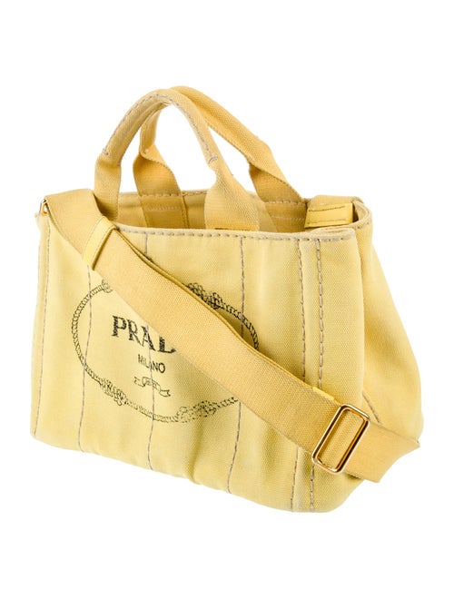 Prada Enameled Metal Triangle Shoulder Bag