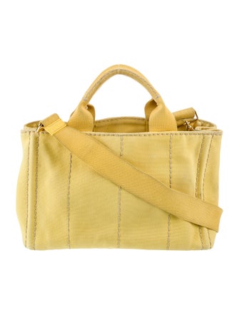 Prada Enameled Metal Triangle Shoulder Bag