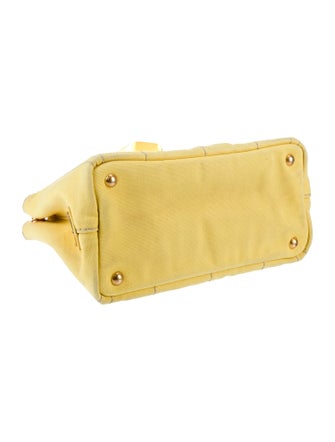 Prada Enameled Metal Triangle Shoulder Bag