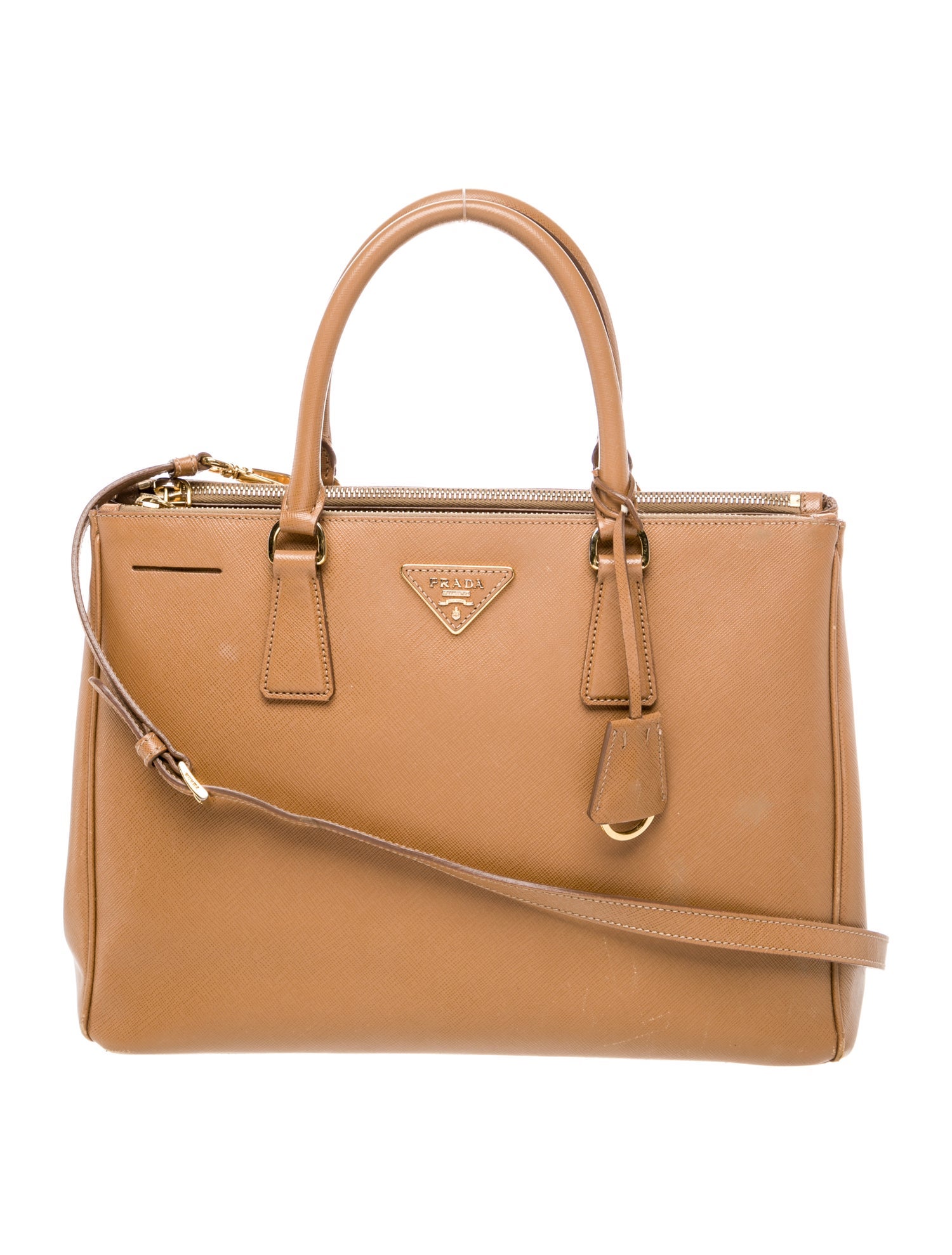 Prada Saffiano Leather Galleria Double Zip Medium