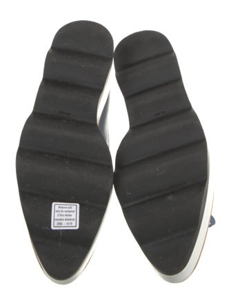 Prada Patent Leather Lasercut Accents Oxfords