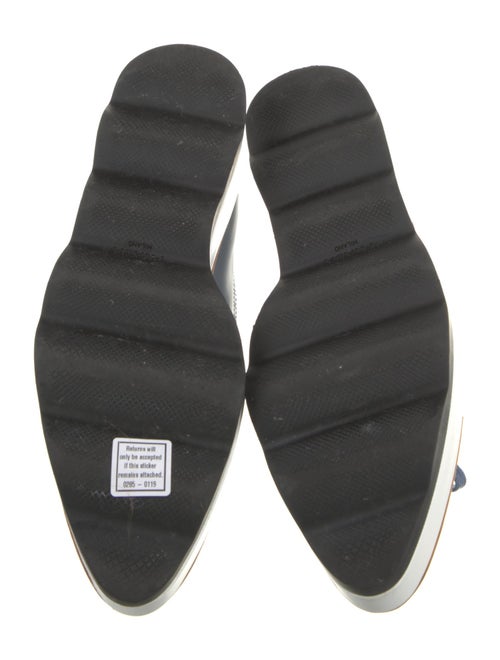 Prada Patent Leather Lasercut Accents Oxfords