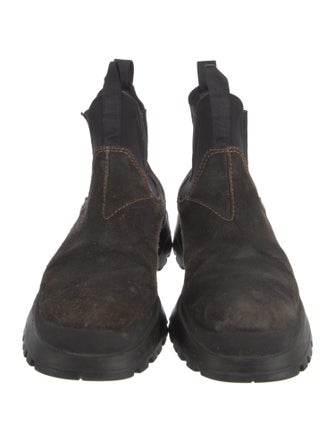Prada Suede Chelsea Boots