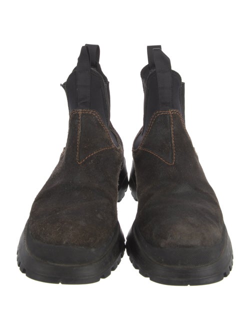 Prada Suede Chelsea Boots