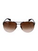 Prada Aviator Gradient Sunglasses