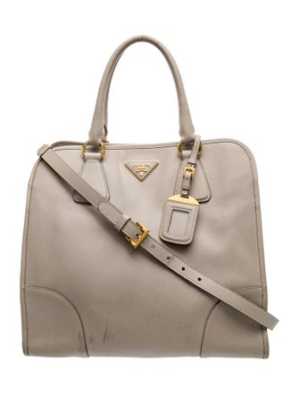 Prada Saffiano Leather Top Handle Bag