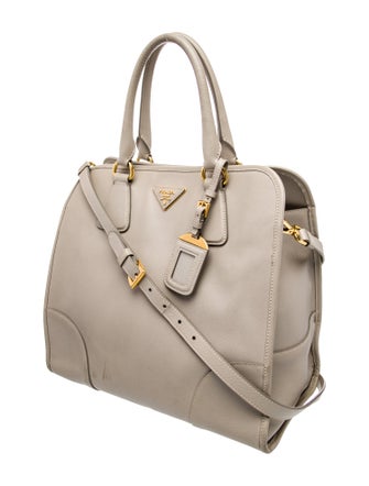 Prada Saffiano Leather Top Handle Bag