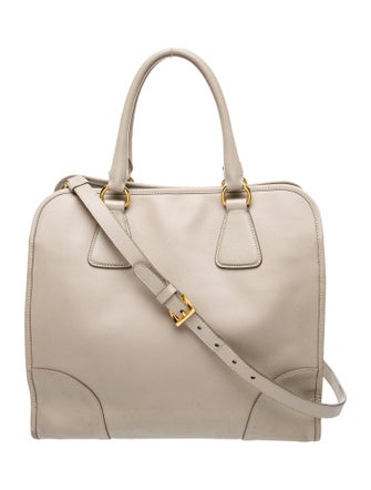 Prada Saffiano Leather Top Handle Bag
