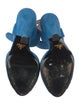 Prada Suede Crystal Embellishments Sandals