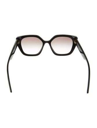 Prada Signature Logo Oversize Sunglasses