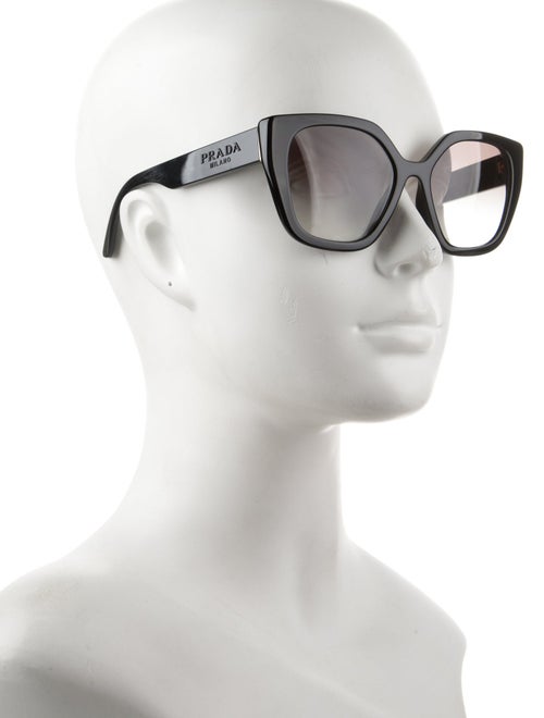 Prada Signature Logo Oversize Sunglasses
