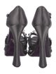 Prada Satin Beaded Accents D'Orsay Pumps